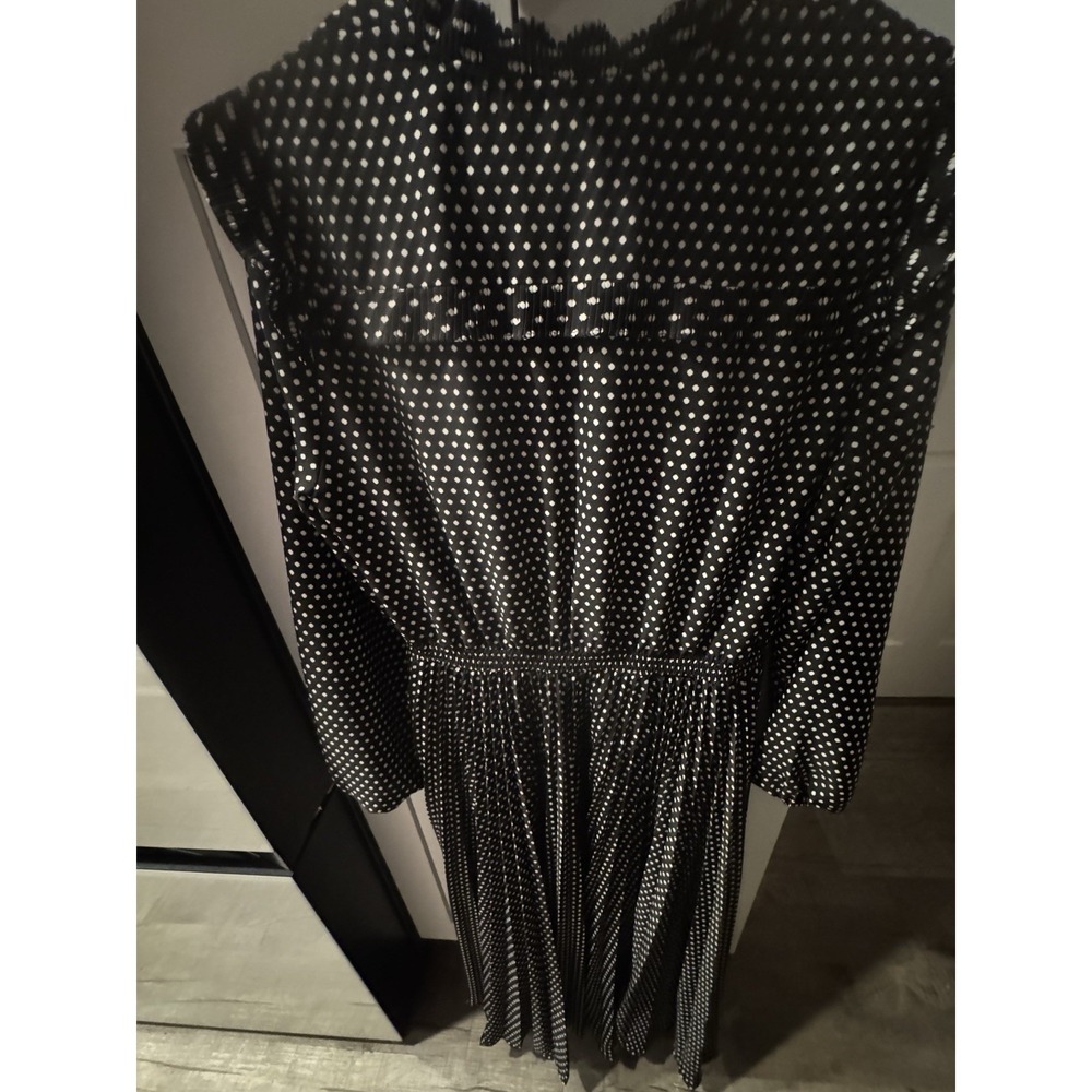 Maje Riplettita Dress Polka Dot Black White Size‎ 40 - Picture 10 of 10